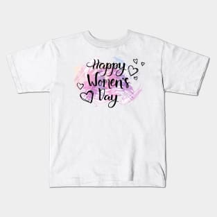 Happy Women's Day Kids T-Shirt